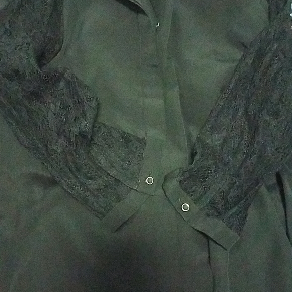 NWOT Ted Baker lace sleeves shirt - Picture 7 of 8